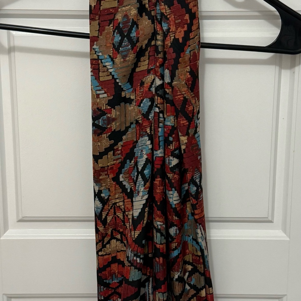 Multicolor Infinity Patterned Scarf - image 2